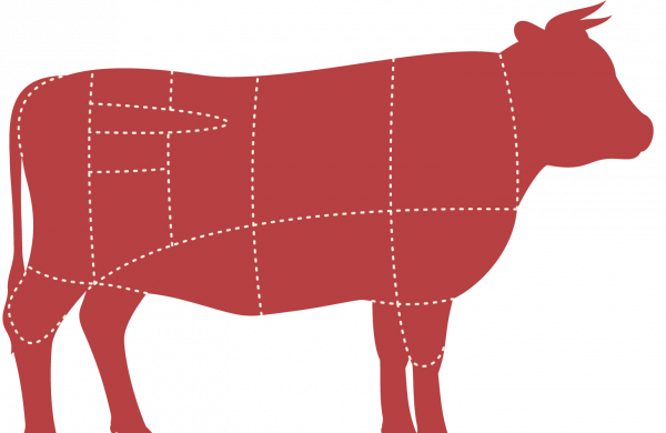 Übersicht der Teilstücke vom Rind